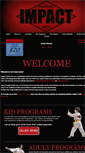 Mobile Screenshot of impactmartialarts.net